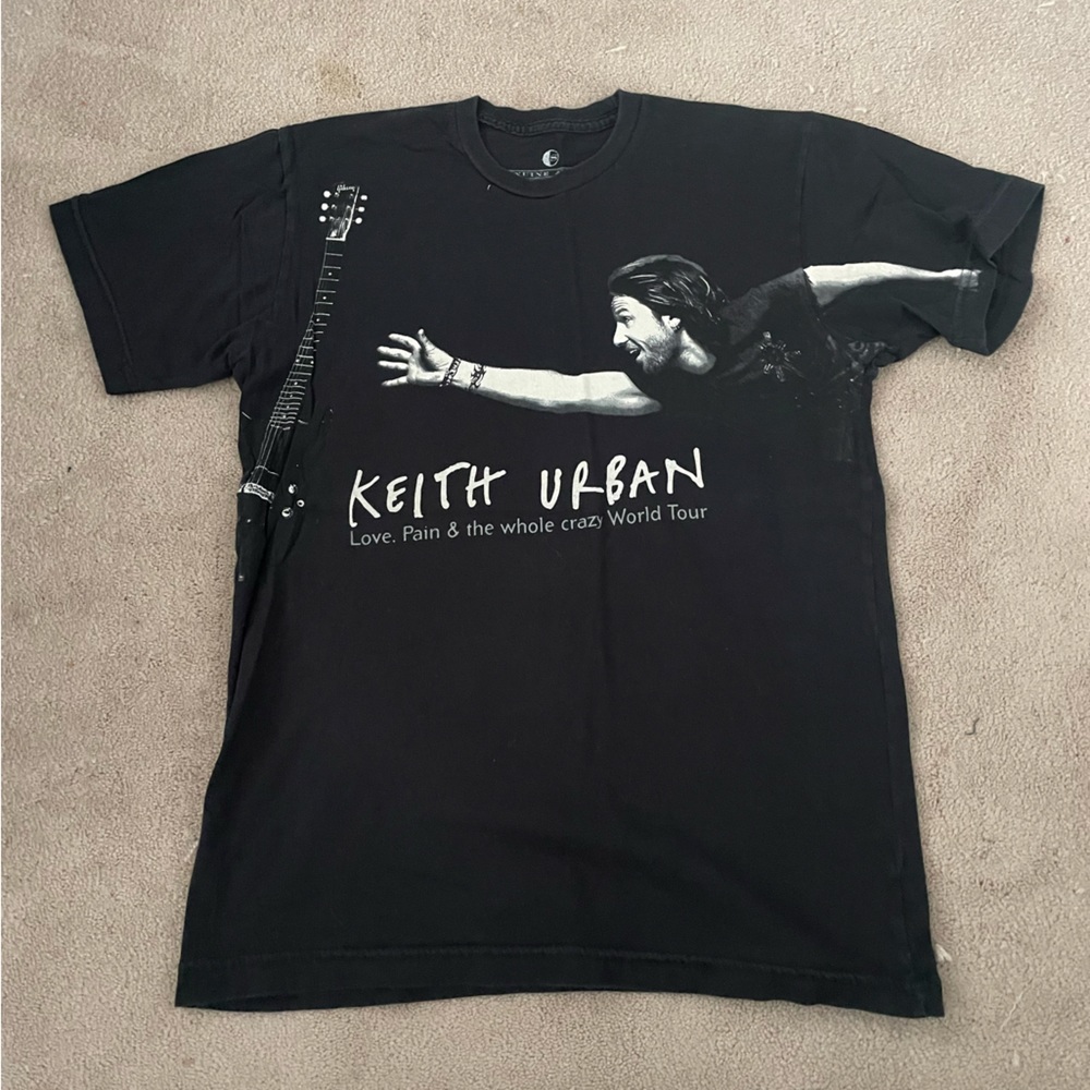 Vintage Keith Urban World Tour Concert T Shirt 2007